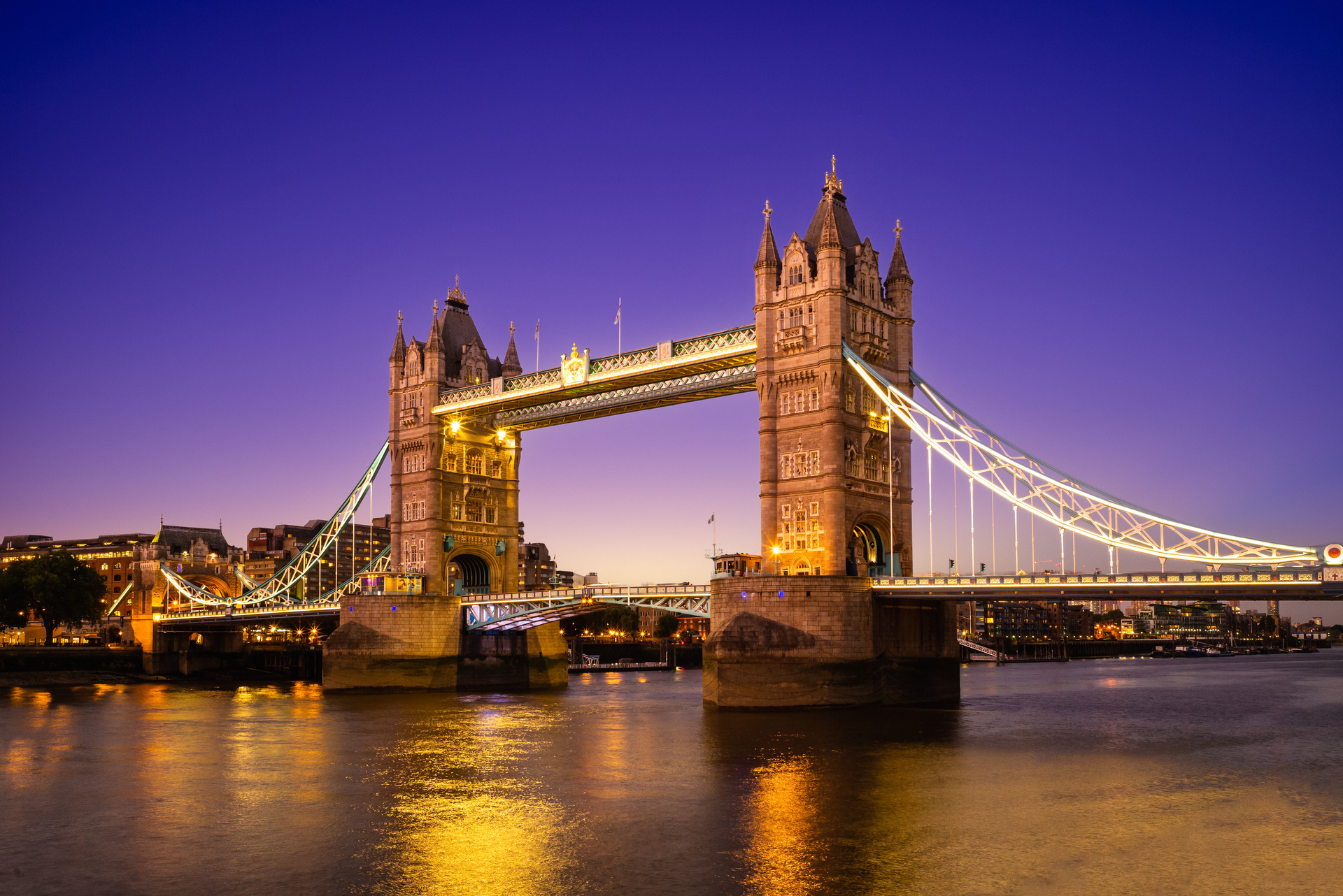 Tower Bridge By River Thames In London England Uk 2556567 Medium